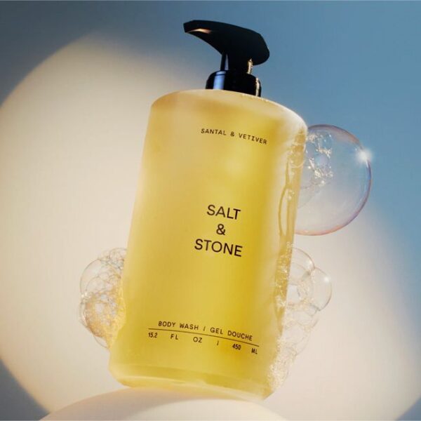 Salt & Stone – Santal & Vetiver Body Wash, 450ml - Imagine 3