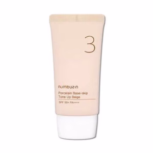 Baza de machiaj tonifiantă No.3 SPF50+, Numbuzin, Porcelain Base-skip Tone Up Beige, 50ml