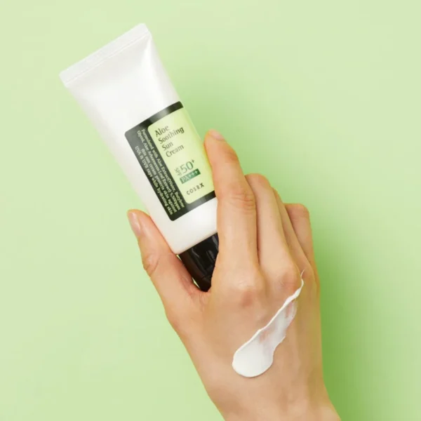 COSRX SPF - Crema de protecție solară cu aloe vera, SPF50+/PA+++, 50ml - Imagine 4