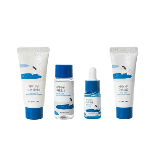 Set Trial Kit Round Lab Birch Juice, gel + toner + ser + crema - Imagine 1