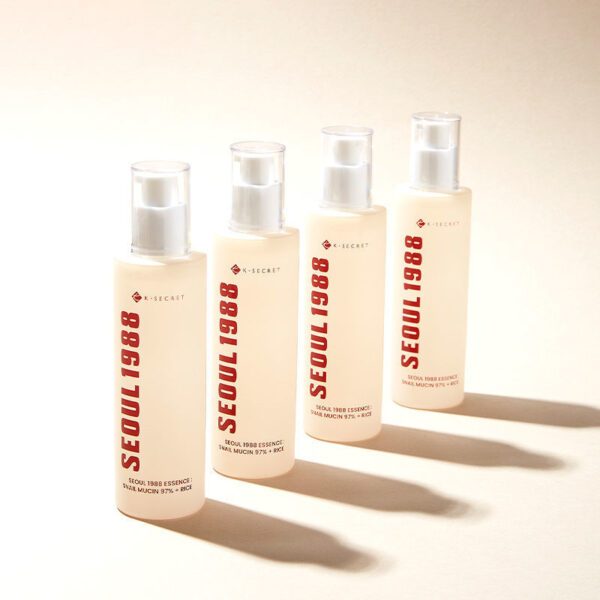 K-SECRET – SEOUL 1988 Essence: Snail Mucin 97% + Rice, 100ml - Imagine 3