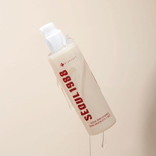 K-SECRET – SEOUL 1988 Essence: Snail Mucin 97% + Rice, 100ml - Imagine 4