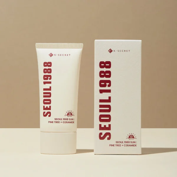 Crema cu extract de pin si ceramide SPF50+PA++++, KSECRET, 50ml - Imagine 2