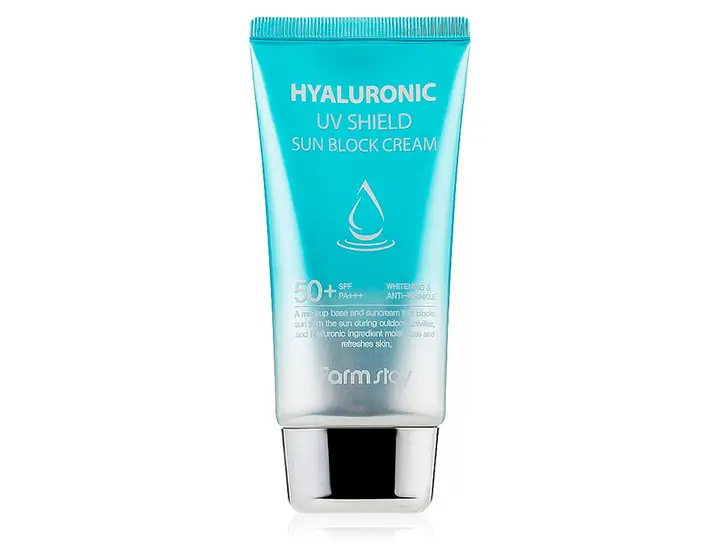 Crema solară cu acid hialuronic, UV Shield, farmstay, 70g