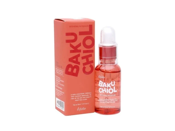 Serum cu Bakuchiol pentru riduri, esfolio, 30ml - Imagine 1