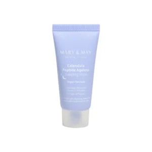 Masca vegana de noapte Calendula Peptide Ageless, MARY&MAY, 30g