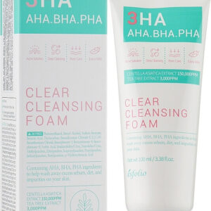 Spumă de curățare pentru față 3HA Clear Cica Mildly Acidic, esfolio, 100g