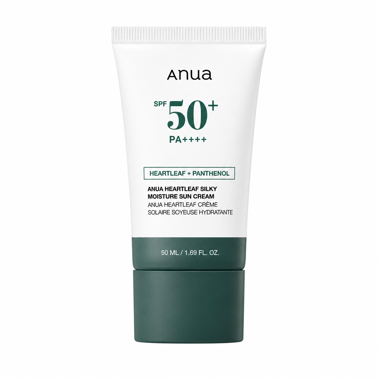 Anua – Heartleaf Silky Moisture Sun Cream SPF50+ PA++++, 50ml