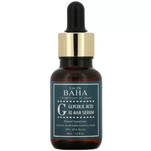 Serum facial cu acid glicolic 10% AHA, Cos De BAHA, 30ml
