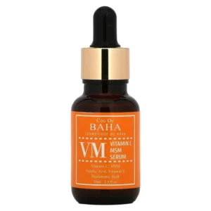 Serum facial anti-rid cu Vitamina C și MSM, Cos de BAHA, 30ml