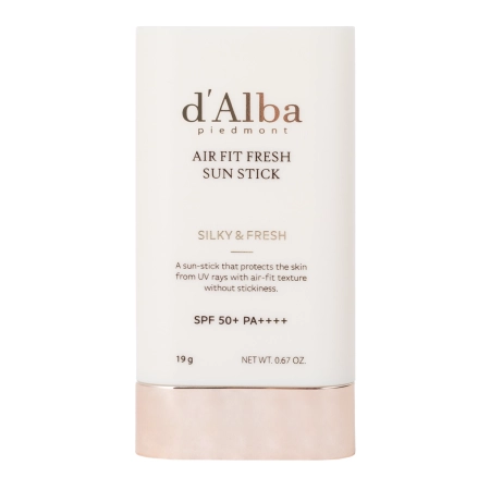 Stick protectie solara, d\'Alba, Air Fit Fresh, SPF50+ PA++++, 19g