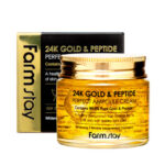 Crema cu aur si peptide pentru fata 24K gold și peptide, farmstay, 80ml - Imagine 1