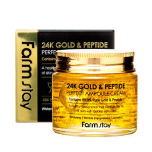 Crema cu aur si peptide pentru fata 24K gold și peptide, farmstay, 80ml