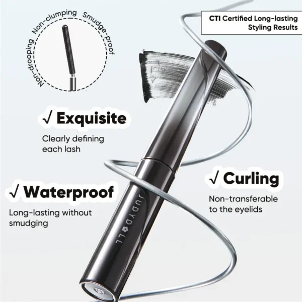 Mascara 3D Curling pentru gene, Judydoll, Black, 2g - Imagine 6