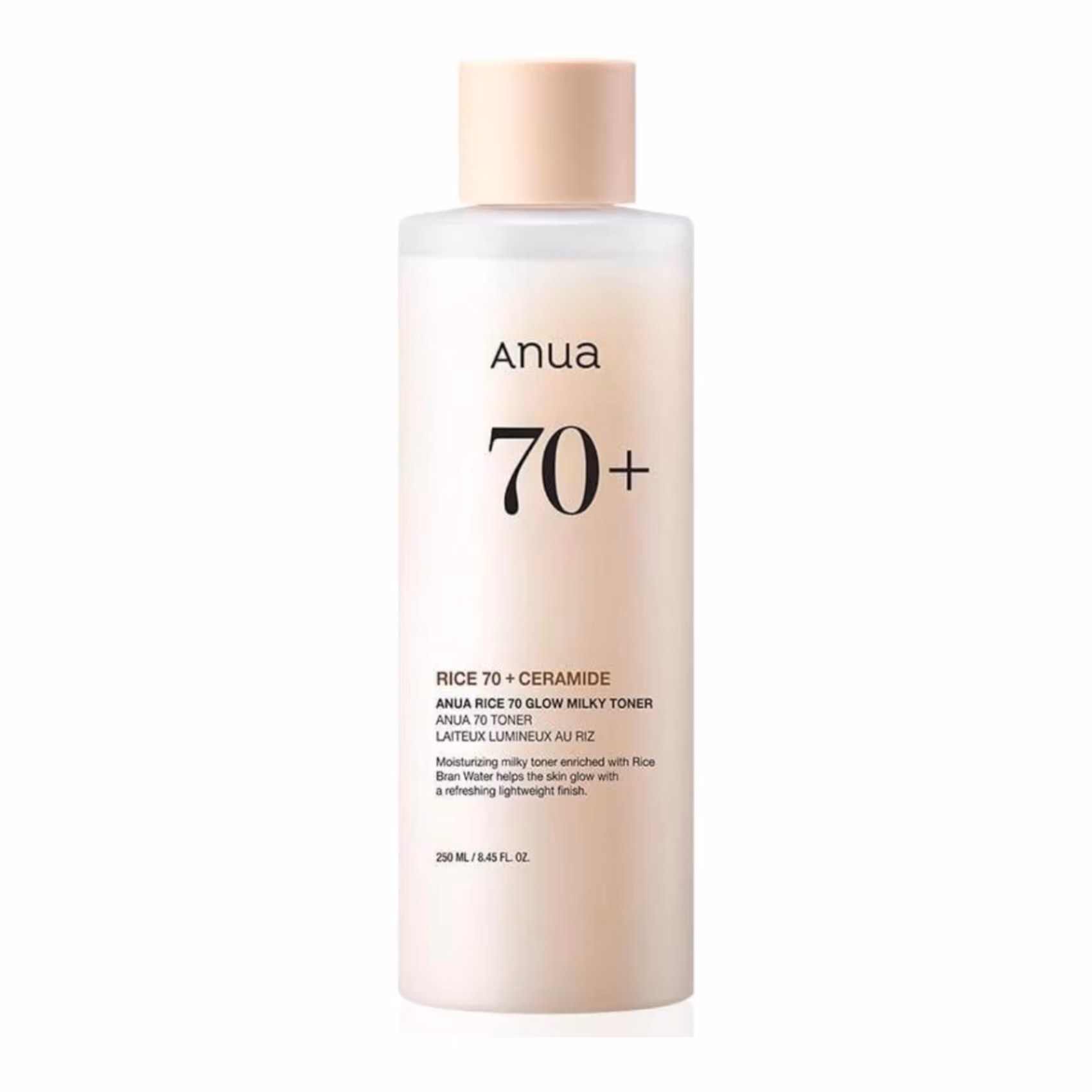 Anua Rice Toner Iluminator - 70% extract de Orez pentru Hidratare și Strălucire - 250ml