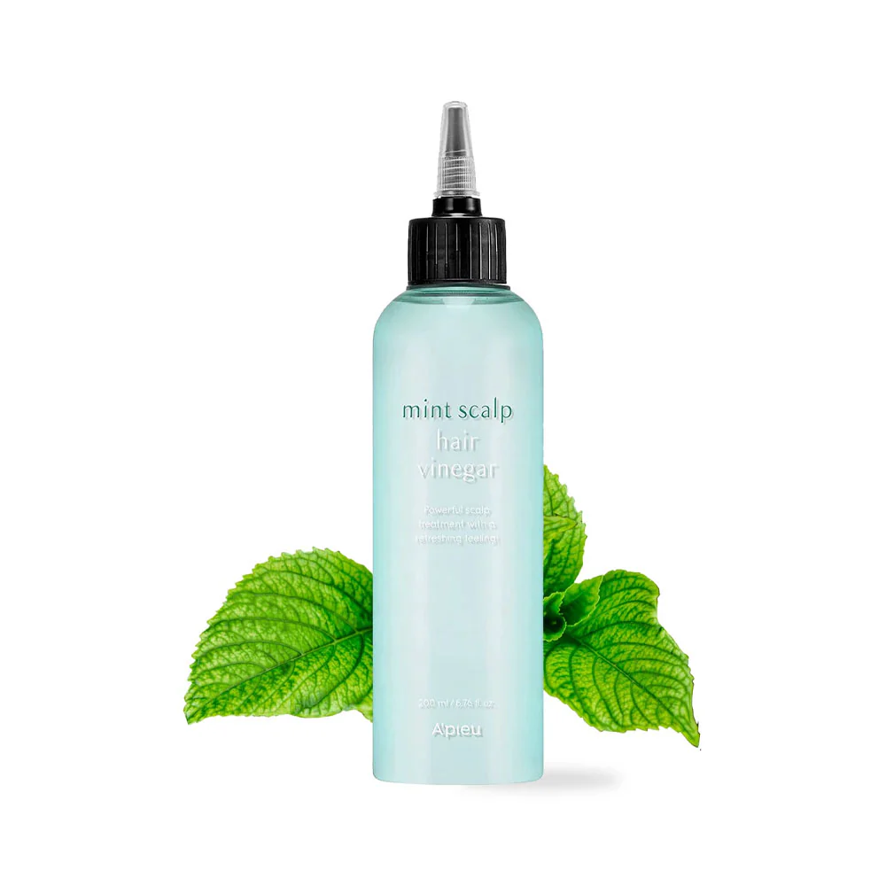 Otet de menta pentru scalpul gras, APIEU, 200ml