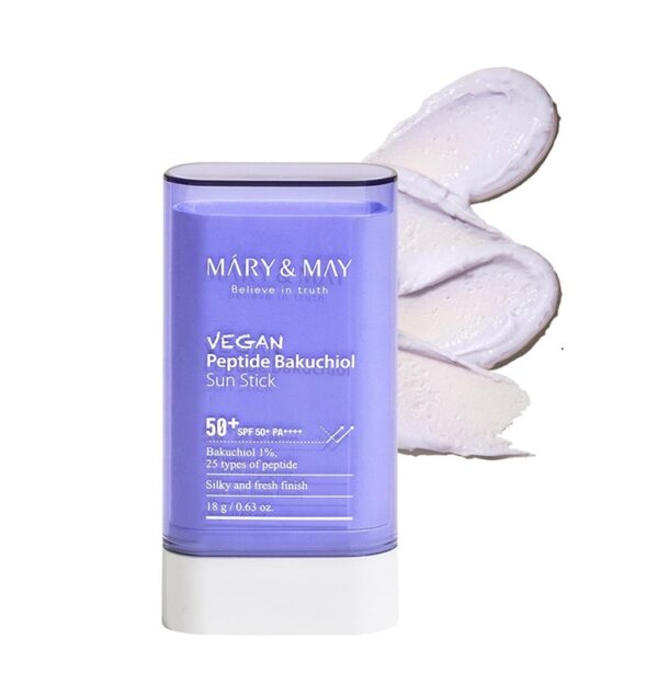 Stick protectie solara SPV vegan cu peptide și bakuchiol, Mary&May, 18g - Imagine 1