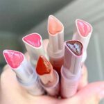 Luciu de buze hidratant in forma de inimioara, FLORTTE, 1.5g - Imagine 2