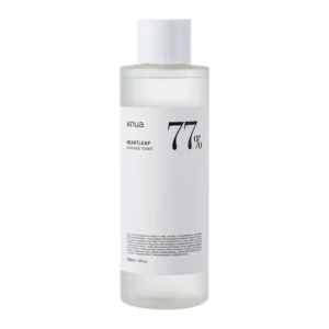 Toner calmant pentru ten sensibil cu 77% extract de Heartleaf, Anua, 250ml