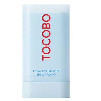 Stick tip crema cu protectie solara SPF50+ PA++++ pentru ten catifelat, TOCOBO, 19g