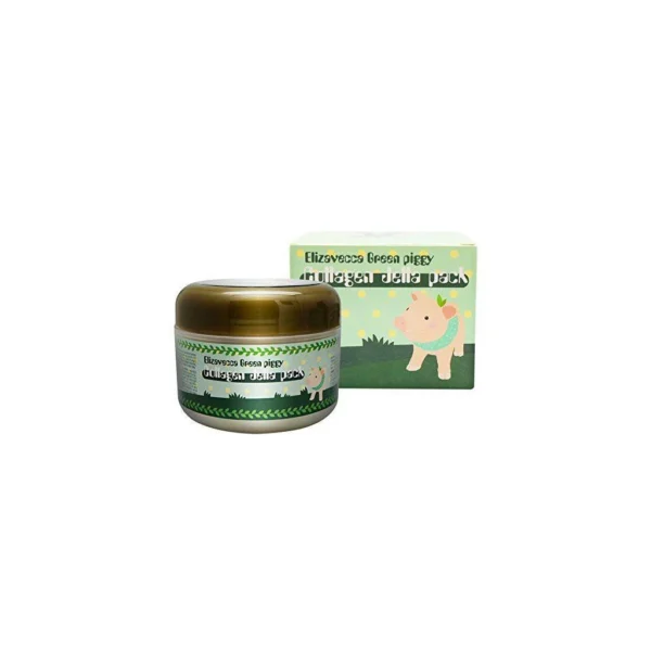 Masca de fata cu colagen Green Piggy Collagen Jella Pack, Elizavecca, 100g - Imagine 1