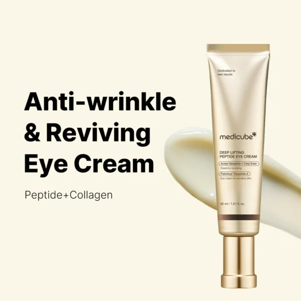 Medicube – Deep Lifting Peptide Eye Cream For Face, 30ml - Imagine 4