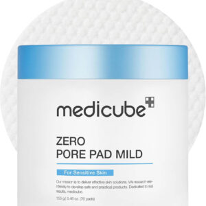 Dischete de fata cu toner pentru exfoliere blanda, Zero pore pad mild, Medicube, 70buc