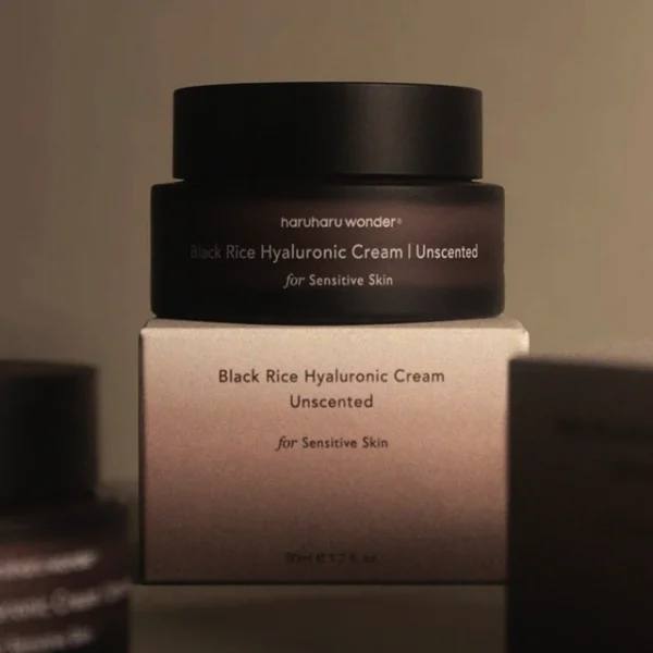 Crema hidratanta fara parfum Black Rice 10 Hyaluronic, HaruHaru Wonder, 50ml - Imagine 3