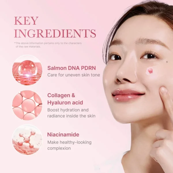 Medicube - Crema cu capsule colagen, PDRN Pink Collagen Capsule, 55g - Imagine 3