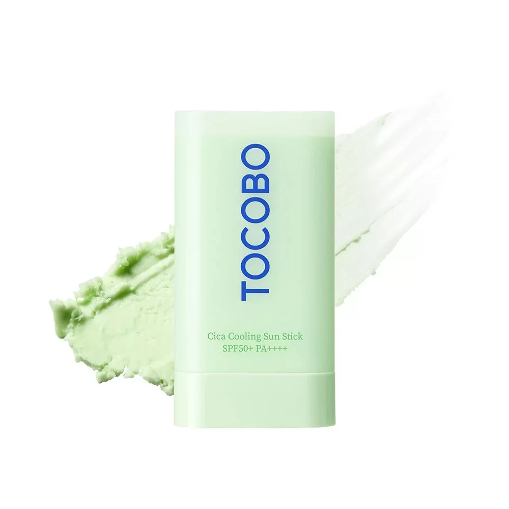 Stick protectie solara, Cica Cooling Sun Stick SPF50+ PA++++, TOCOBO, 18g