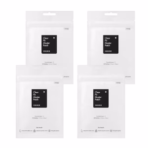 Set 4 pachete plasturi pentru cosuri COSRX Clear Fit Master Patch, 72 buc
