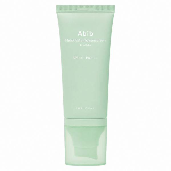 ABIB – Heartleaf Mild Sunscreen Relief Tube, 50ml ABIB - Heartleaf Mild Sunscreen Relief Tube, 50ml - Imagine 1