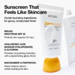 Crema protectie solara, Zero-cast Moisturizing Finish Sunscreen, Anua, 50ml - Imagine 5