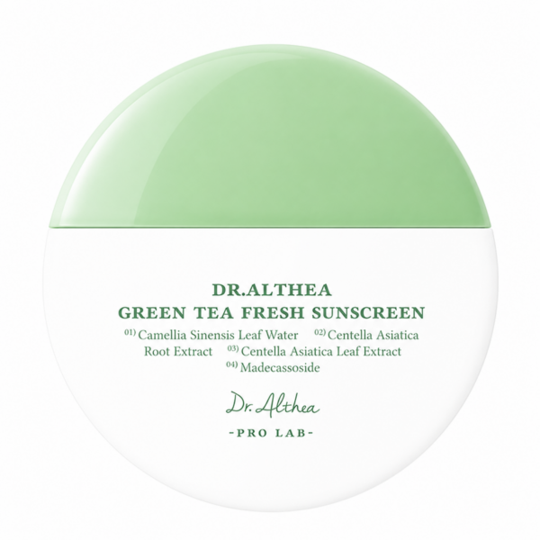 c57ace81-53a7-49f5-9204-a9c6736bd605 Dr. Althea – Cremă de protecție solară Green Tea Fresh, SPF50+ PA++++, 45ml - Imagine 1