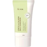 Crema pentru fata cu protectie solara SPF 50+ PA++++ Centella Calming, iUNIK, 60ml - Imagine 1