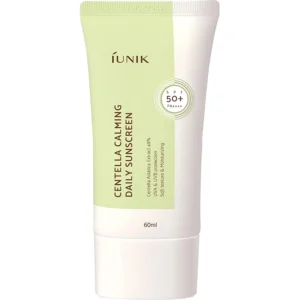 Crema pentru fata cu protectie solara SPF 50+ PA++++ Centella Calming, iUNIK, 60ml