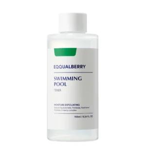 Toner hidratant & exfoliant pentru ten, Swimming Pool Toner, EQQUALBERRY, 155ml