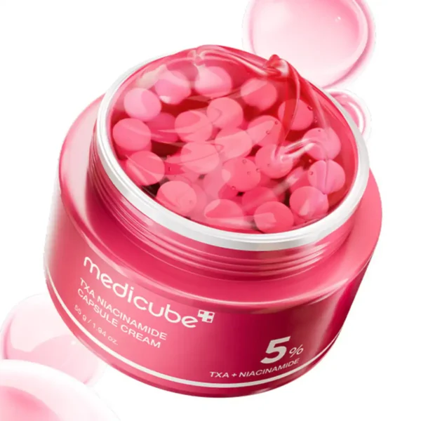 Medicube - Crema de fata iluminatoare anti-pete, TXA Niacinamide Capsule, 55g - Imagine 6