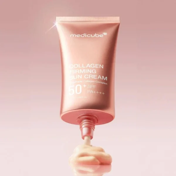 Medicube - Crema protectie solara, Collagen Firming Sun Cream 50+SPF PA++++ 50ml - Imagine 5