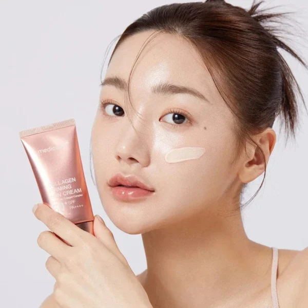 Medicube - Crema protectie solara, Collagen Firming Sun Cream 50+SPF PA++++ 50ml - Imagine 6