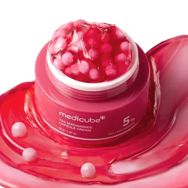 Medicube - Crema de fata iluminatoare anti-pete, TXA Niacinamide Capsule, 55g - Imagine 4
