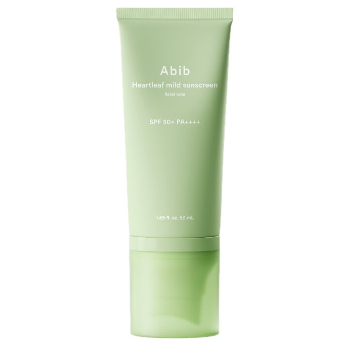 Protectie solara, Heartleaf Mild Sunscreen Relief Tube, Abib, 50ml