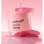 Dischete gel tonifiante cu colagen roz PDRN, Medicube 120ml, 70 buc - Imagine 2