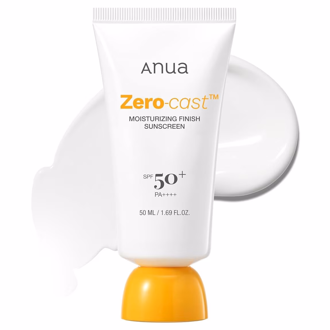 Crema protectie solara, Zero-cast Moisturizing Finish Sunscreen, Anua, 50ml