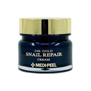 Crema reparatoare cu mucina de melc si aur, 24k Gold Snail Repair Cream, Medi-Peel, 50ml