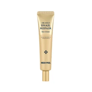 Crema anti-rid zona ochilor, 24 Gold Snail Repair Eye Cream, Medi-Peel, 40ml