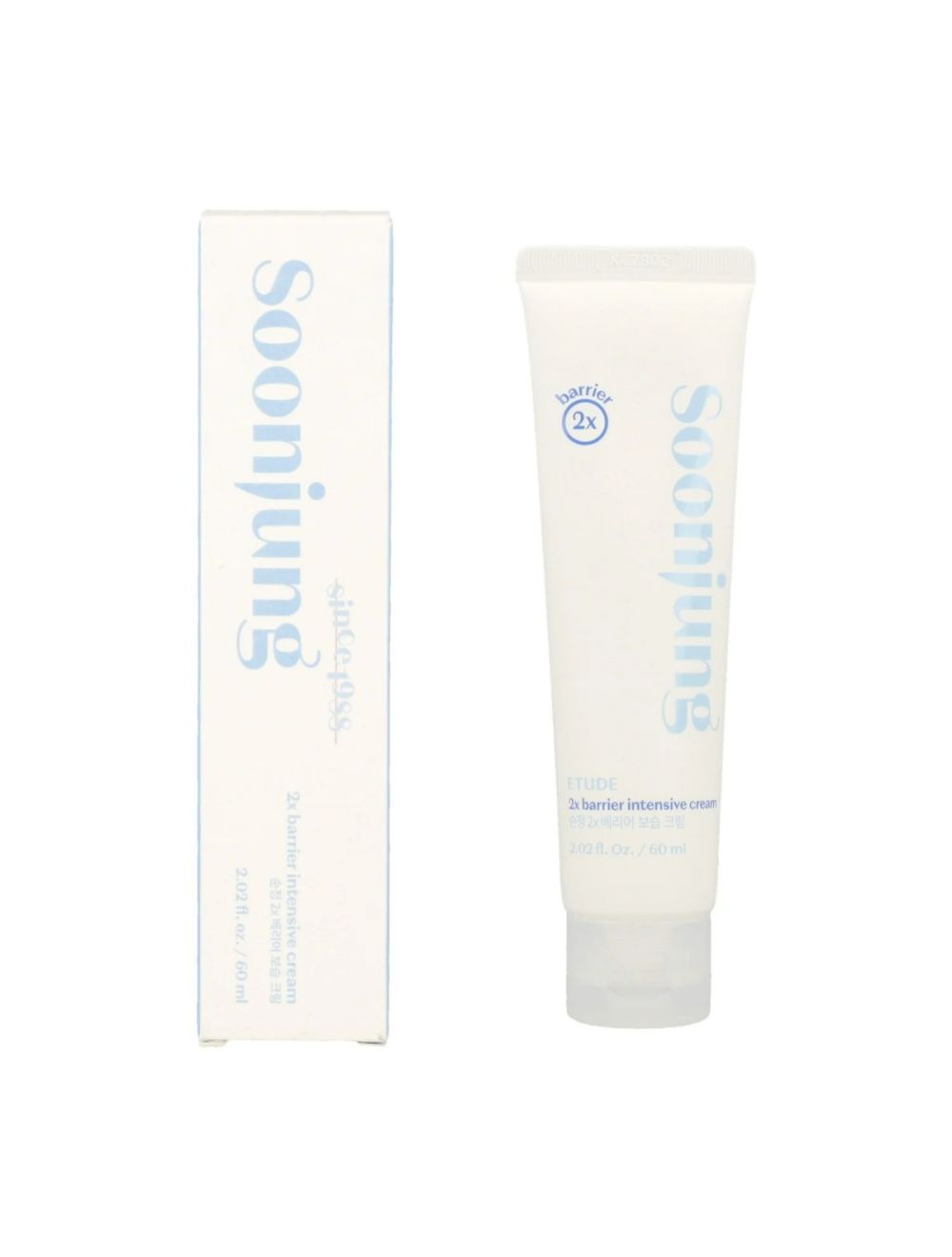 Crema reparatoare intensiva, SoonJung 2x Barrier Intensive Cream, Etude House, 60ml