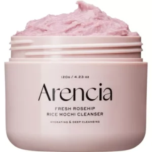 Spuma de curatare faciala cu mochi de orez, Fresh Royal Rosehip Mochi Cleanser, Arencia, 120g