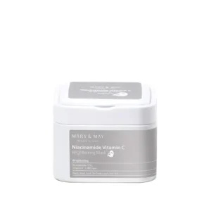 Masti de fata pentru stralucire, Niacinamide Vitamin C Brightening Mask 30 buc, Mary&May, 400g
