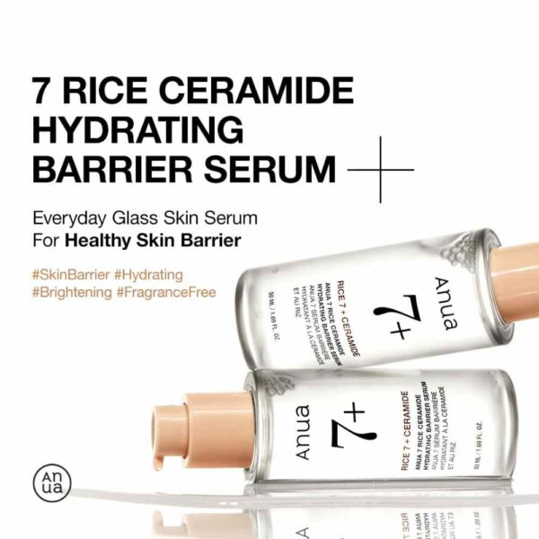 Anua – 7 Rice Ceramide Hydrating Barrier Serum, 50ml - Imagine 2